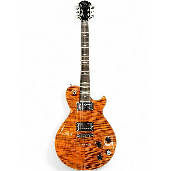 Used Michael Kelly PATRIOT DECREE QUILTED SCORCHED BURST Solid Body Electric Guitar