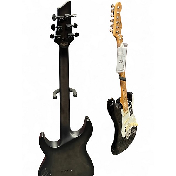 Used Schecter Guitar Research KM-6 Grey Solid Body Electric Guitar