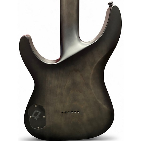 Used Schecter Guitar Research KM-6 Grey Solid Body Electric Guitar