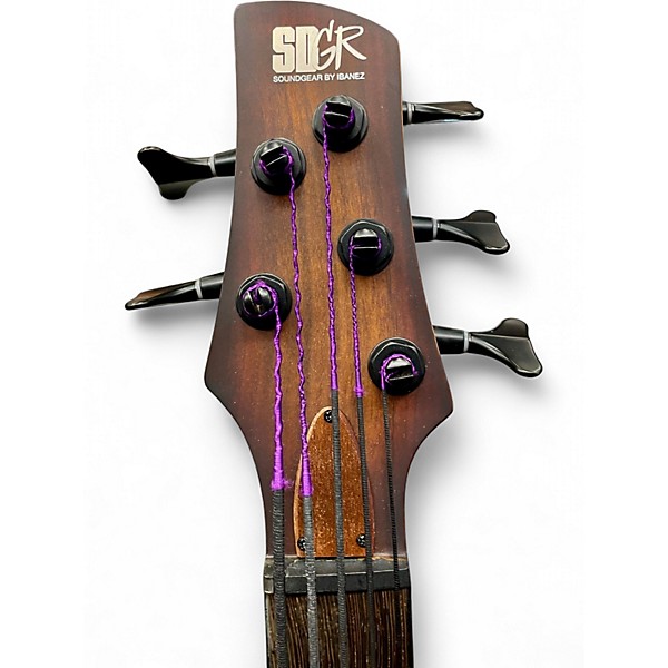 Used Vintage VJ-74JP Icon Series Fretless Distressed Sunburst Electric Bass Guitar