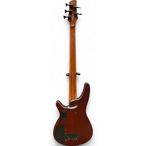 Used Vintage VJ-74JP Icon Series Fretless Distressed Sunburst Electric Bass Guitar