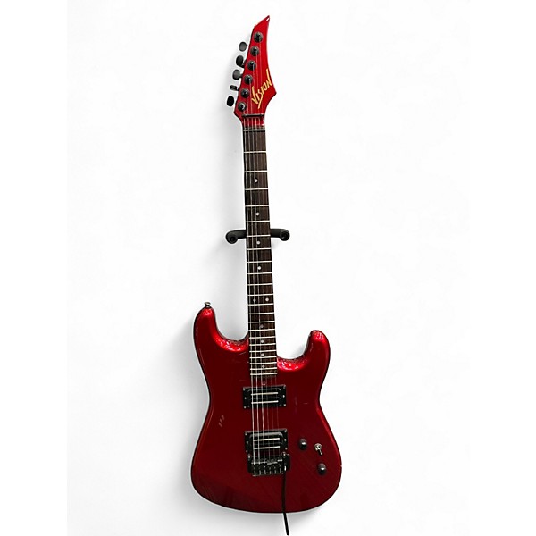 Used Vision VS200 Candy Apple Red Solid Body Electric Guitar