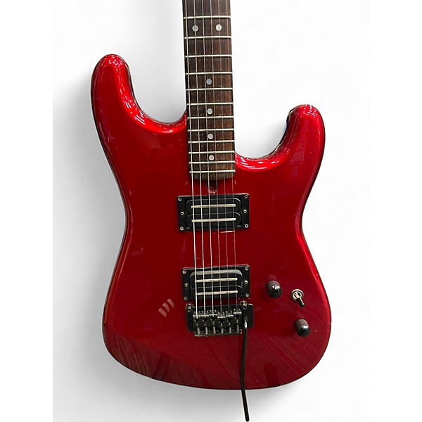 Used Vision VS200 Candy Apple Red Solid Body Electric Guitar