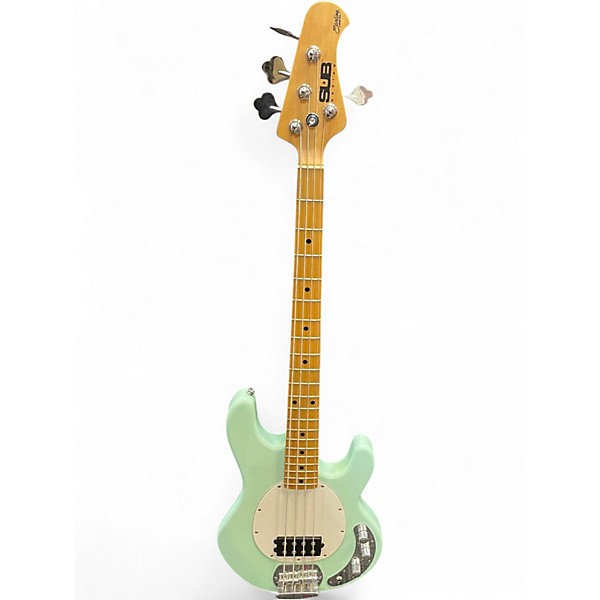 Used Sterling by Music Man Sub 4 Seafoam Green Electric Bass Guitar