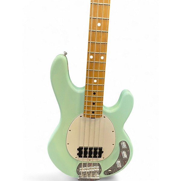 Used Sterling by Music Man Sub 4 Seafoam Green Electric Bass Guitar