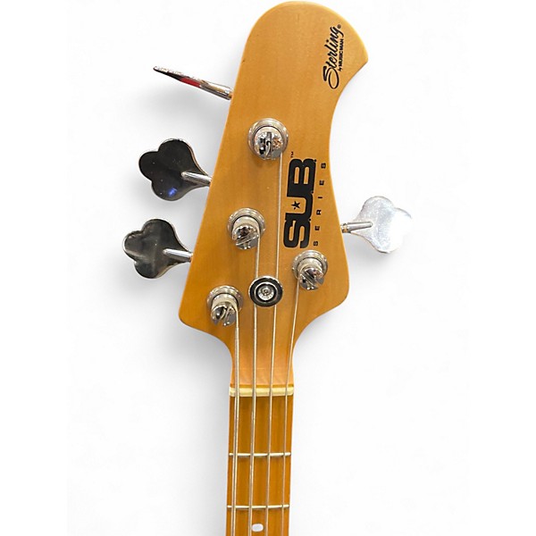 Used Sterling by Music Man Sub 4 Seafoam Green Electric Bass Guitar