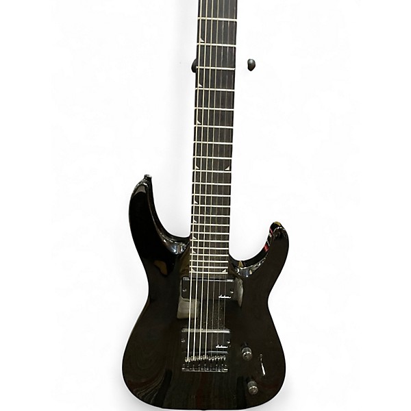 Used Jackson JS22-7 Dinky 7 String Black Solid Body Electric Guitar