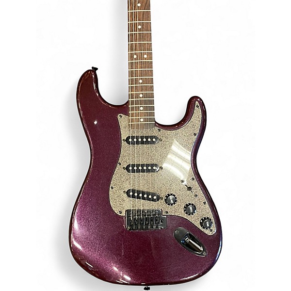 Used Squier Bullet Stratocaster Metallic Purple Solid Body Electric Guitar