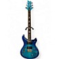 Used PRS Custom 24 SE Piezo Blue Burst Hollow Body Electric Guitar thumbnail
