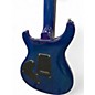 Used PRS Custom 24 SE Piezo Blue Burst Hollow Body Electric Guitar