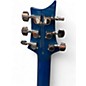 Used PRS Custom 24 SE Piezo Blue Burst Hollow Body Electric Guitar