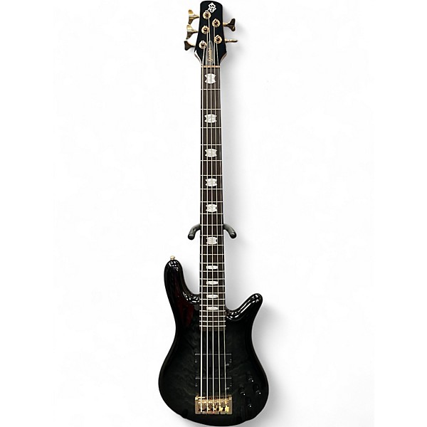 Used Spector Icon Ns5 Charcoal burst Electric Bass Guitar