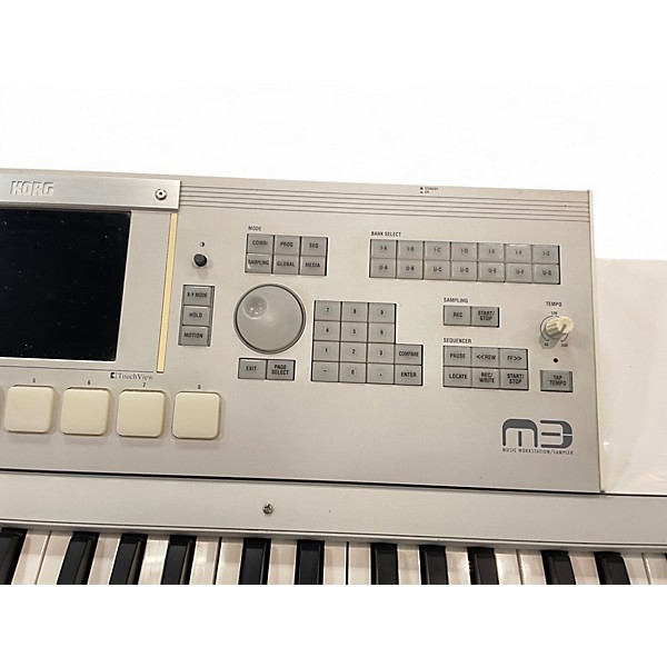 Used KORG M3 61 Key Keyboard Workstation