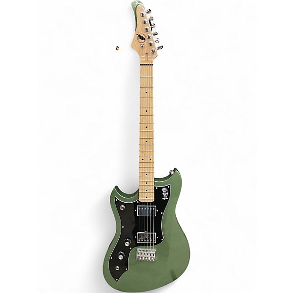 Used Cave And Canary METEOR STANDARD LEFT HANDED FERNGULLY METALLIC Solid Body Electric Guitar
