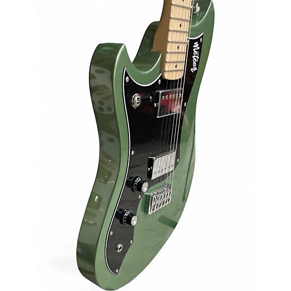 Used Cave And Canary METEOR STANDARD LEFT HANDED FERNGULLY METALLIC Solid Body Electric Guitar