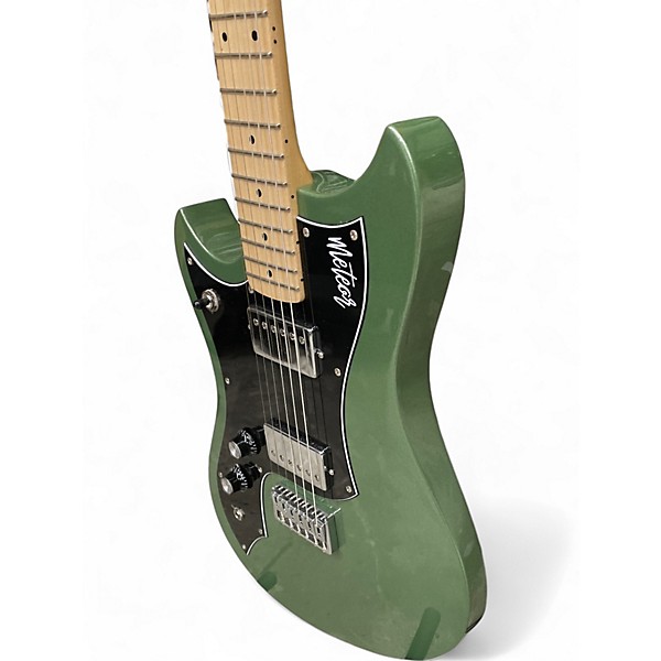 Used Cave And Canary METEOR STANDARD LEFT HANDED FERNGULLY METALLIC Solid Body Electric Guitar