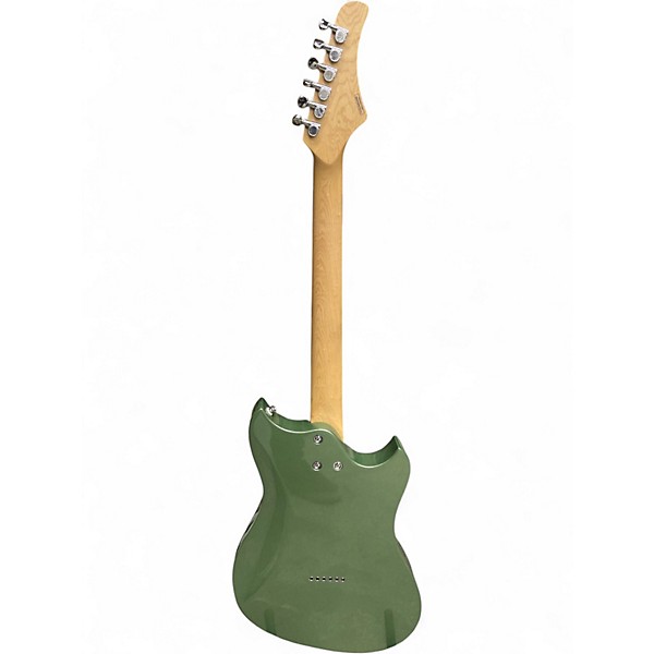 Used Cave And Canary METEOR STANDARD LEFT HANDED FERNGULLY METALLIC Solid Body Electric Guitar