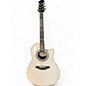Vintage 1992 Ovation 1867 Legend White Acoustic Electric Guitar thumbnail