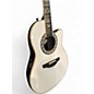 Vintage 1992 Ovation 1867 Legend White Acoustic Electric Guitar