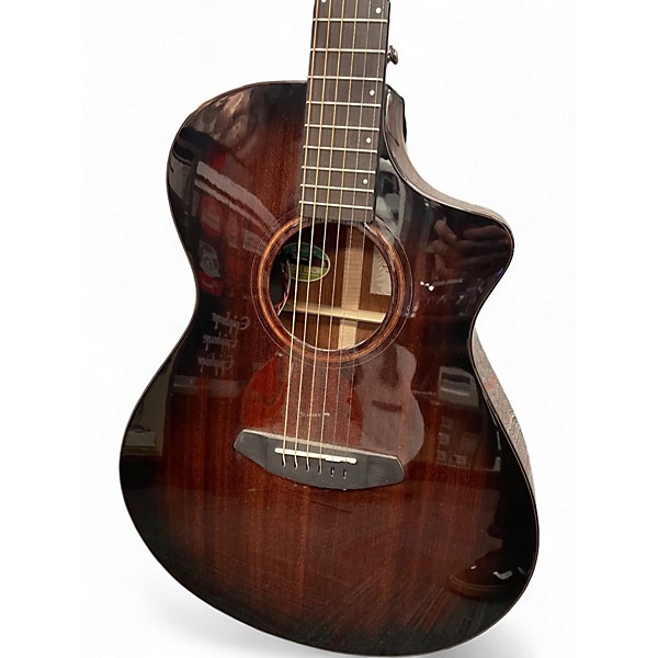 Used Breedlove Wildwood Pro Concert African Mahogony Acoustic Electric Guitar