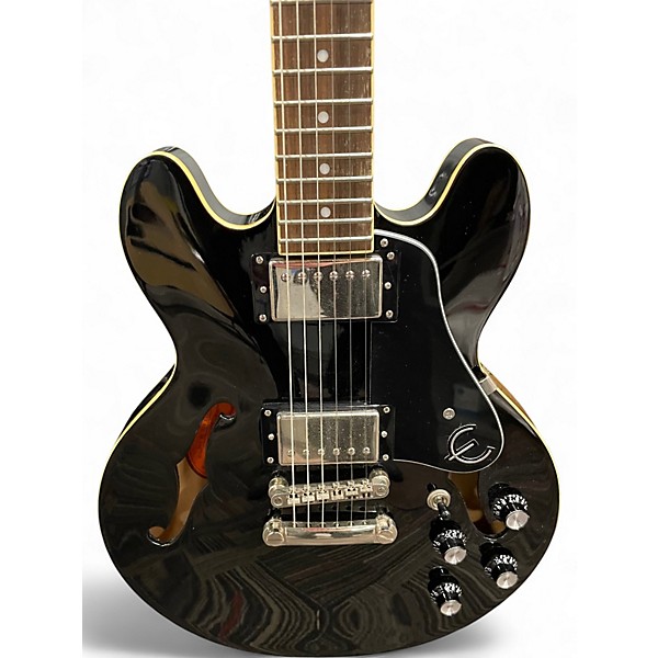 Used Epiphone DOT ES339 Ebony Hollow Body Electric Guitar