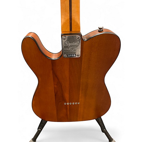 Used Squier 40TH ANNIVERSARY TELECASTER VINTAGE EDITION SATIN MOCHA Solid Body Electric Guitar