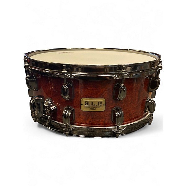 Used TAMA 14in S.L.P. G-Bubinga Natural Drum
