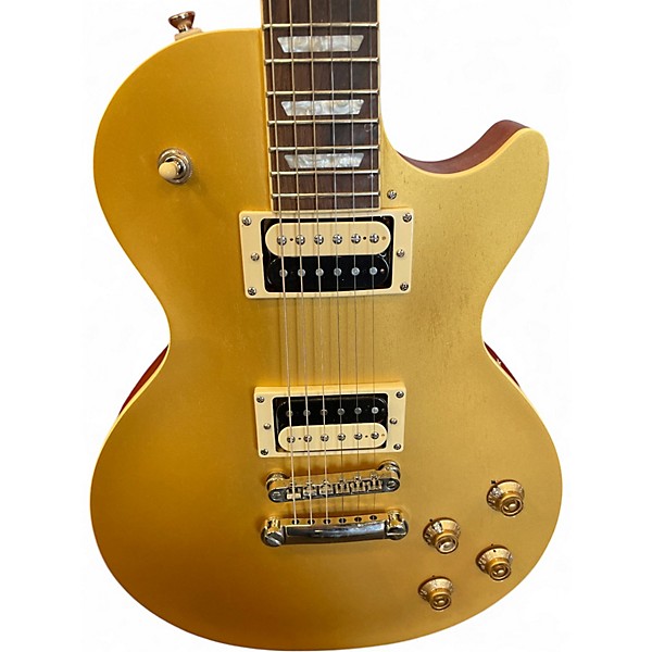 Used Epiphone Les Paul Traditional Pro IV Gold Solid Body Electric Guitar