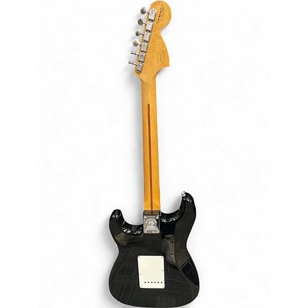 Used Fender Jimi Hendrix Stratocaster Black Solid Body Electric Guitar