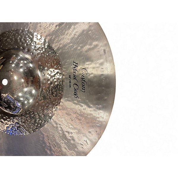 Used Zildjian 18in K CUSTOM HYBRID CRASH Cymbal