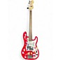 Used Squier mini bass Red Electric Bass Guitar