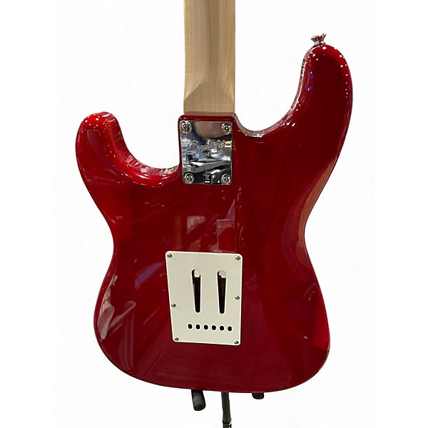 Used Squier Standard Stratocaster Cherry Sunburst Solid Body Electric Guitar