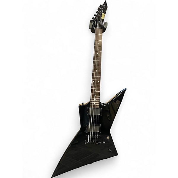 Used ESP KISO CUSTOM EX BLACK Solid Body Electric Guitar