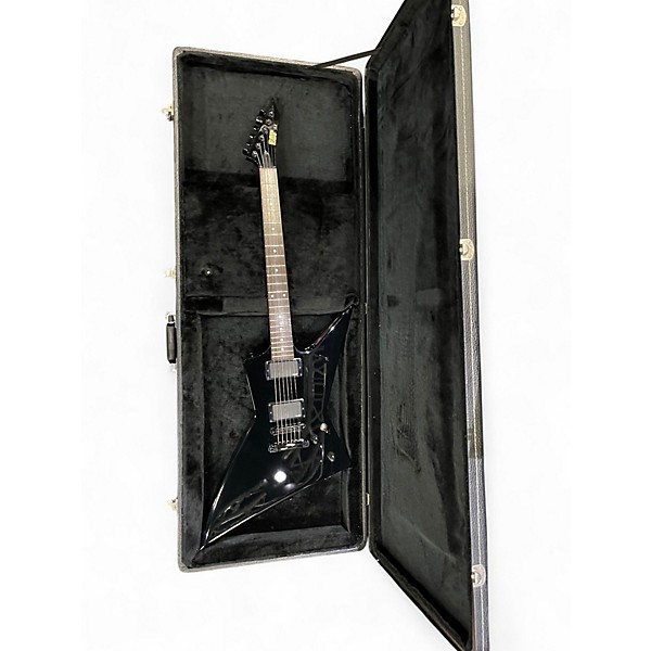 Used ESP KISO CUSTOM EX BLACK Solid Body Electric Guitar