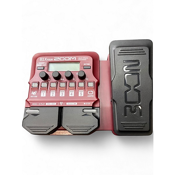 Used Zoom B1X Four Bass Effect Pedal