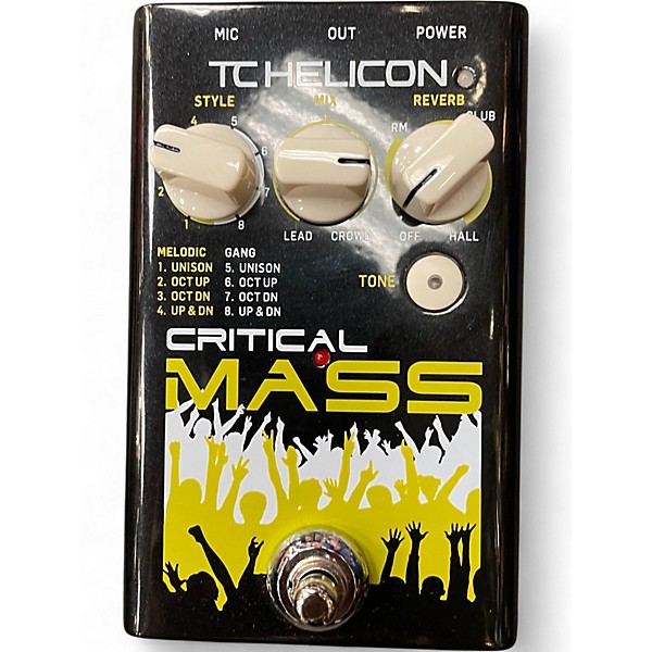 Used TC Helicon Critical Mass Vocal Processor