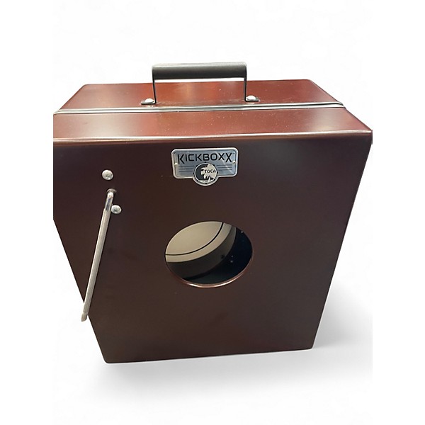 Used Toca 14in Kickboxx Suitcase Mahogany Drum