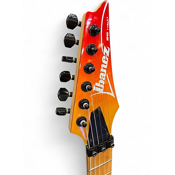 Used 2016 Ibanez RG470 Trans Gold Solid Body Electric Guitar