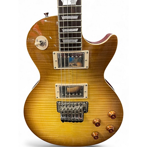 Used Epiphone Les Paul Plustop Pro 2 Tone Sunburst Solid Body Electric Guitar