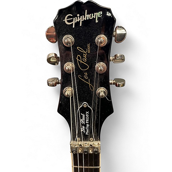 Used Epiphone Les Paul Plustop Pro 2 Tone Sunburst Solid Body Electric Guitar