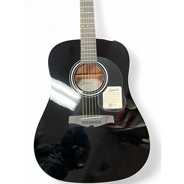 Used Mitchell D150BK Black Acoustic Guitar