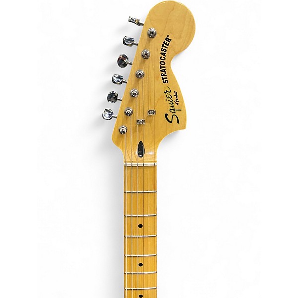 Used Squier Vintage Modified 70s Stratocaster BLACK Solid Body Electric Guitar
