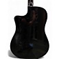 Used Fender CD60CE Dreadnought Ebony Acoustic Electric Guitar