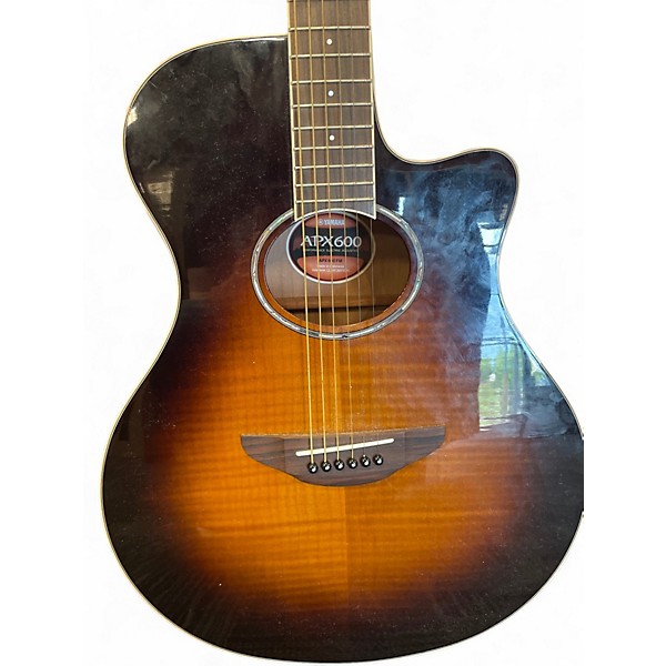 Used Yamaha APX600 Sunburst Acoustic Electric Guitar