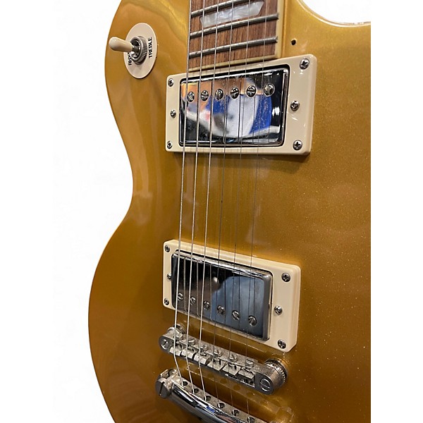 Used Epiphone Les Paul Standard Gold Top Solid Body Electric Guitar
