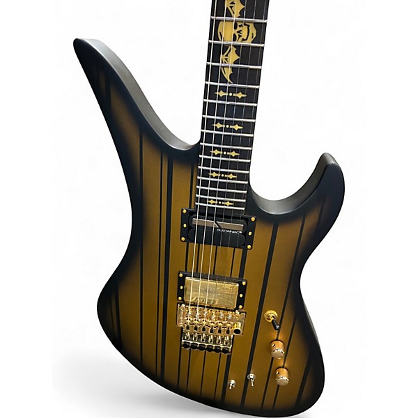 Used Schecter Guitar Research Synyster Gates Signature Custom S SATIN GOLD BURST Solid Body Electric Guitar