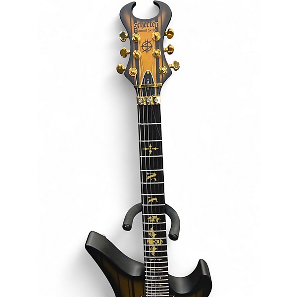 Used Schecter Guitar Research Synyster Gates Signature Custom S SATIN GOLD BURST Solid Body Electric Guitar