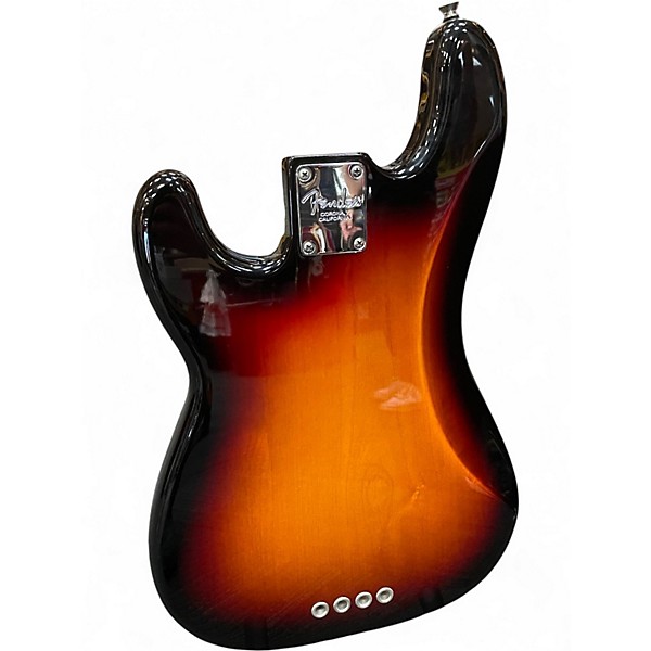 Used Fender American Standard Precision Bass 3 Tone Sunburst Electric Bass Guitar