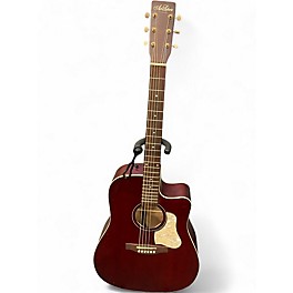 Used Art & Lutherie AMERICANA CW QIT RED Acoustic Electric Guitar