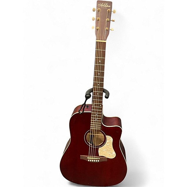 Used Art & Lutherie AMERICANA CW QIT RED Acoustic Electric Guitar